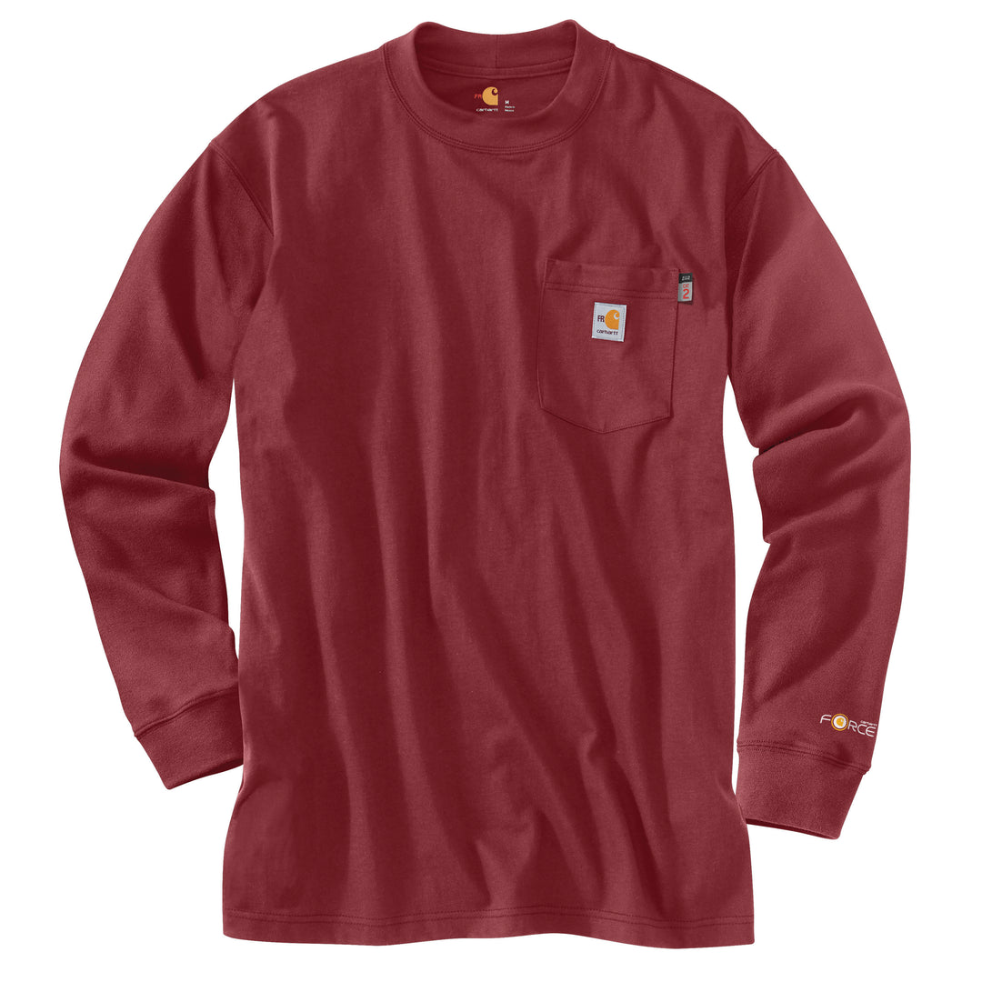 100235 FLAME-RESISTANT FORCE COTTON LONG-SLEEVE T-SHIRT