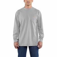 100235 FLAME-RESISTANT FORCE COTTON LONG-SLEEVE T-SHIRT