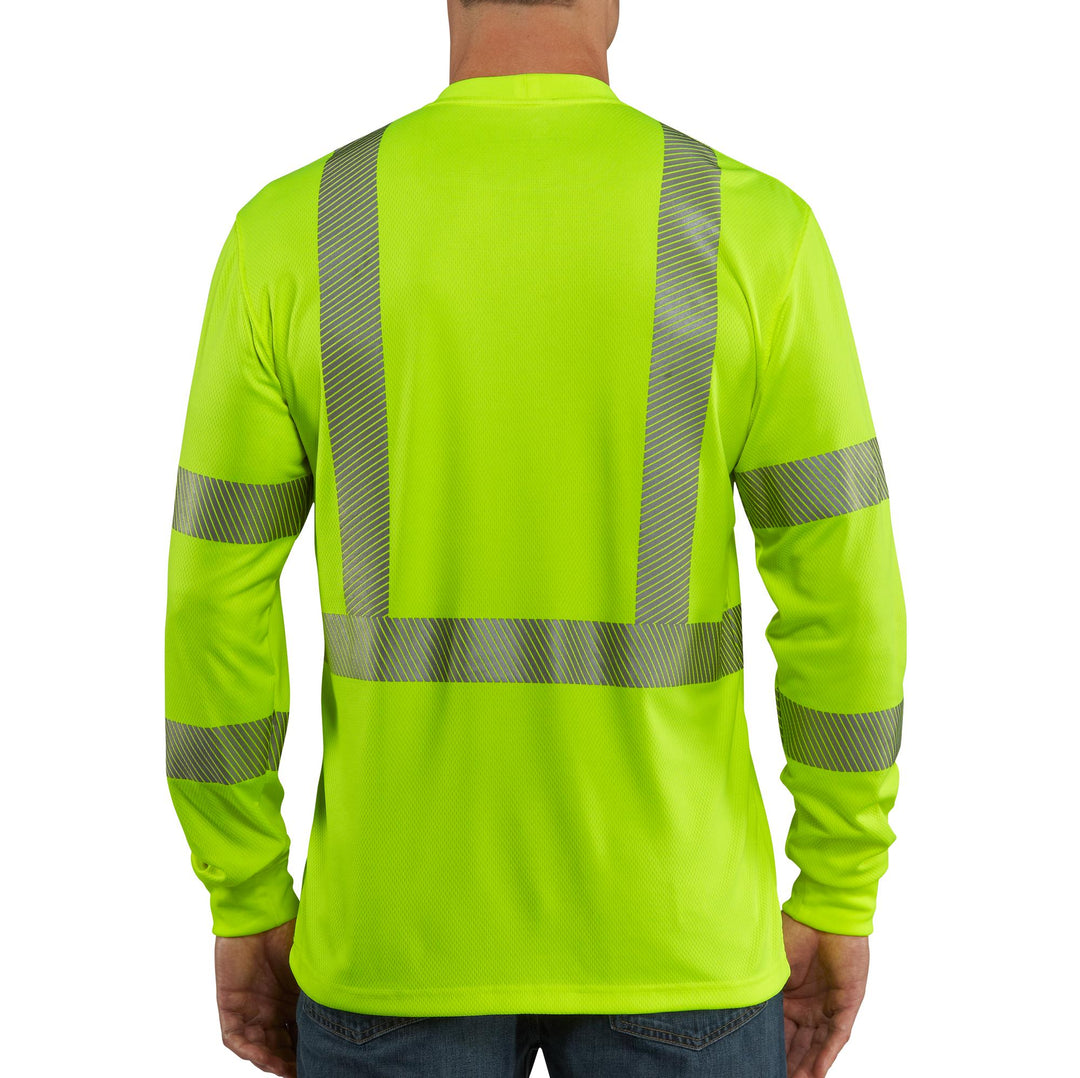 100496 FORCE HIGH-VISIBILITY LONG-SLEEVE CLASS 3 T-SHIRT