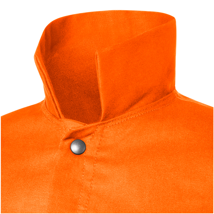 1040RS 9 oz FR Cotton Jacket - 30" Orange With FR Silver Reflective Stripes