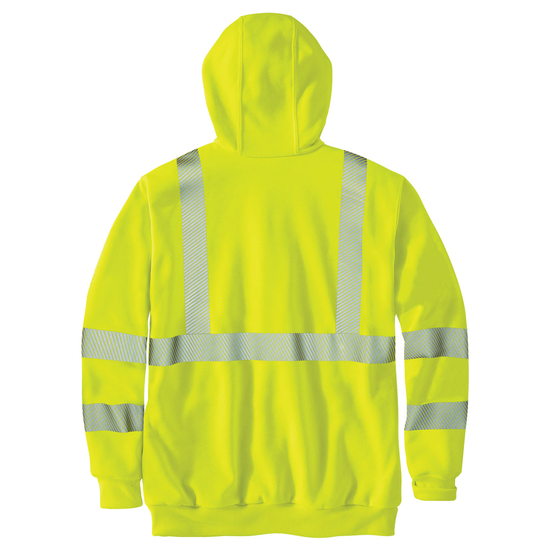 104988 High-Visibility Loose Fit Thermal Lined W/Zipper Class 3 Sweatshirt