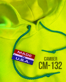 132 Hooded sweatshirt **Made in USA**