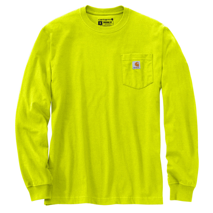 K126 HI-VIS LOOSE FIT HEAVYWEIGHT LONG-SLEEVE POCKET T-SHIRT