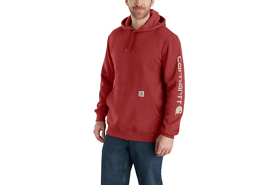 K288 LOOSE FIT MIDWEIGHT LOGO SLEEVE GRAPHIC HOODIE