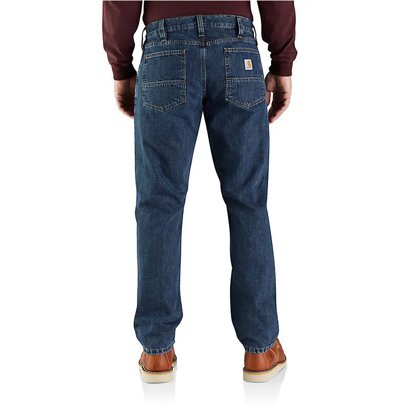 104942 RELAXED FIT FLANNEL-LINED 5-POCKET JEAN