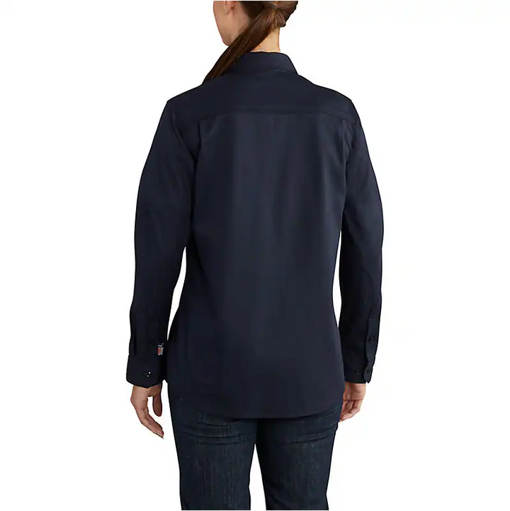 102459 WOMEN'S FLAME-RESISTANT RUGGED FLEX® TWILL SHIRT