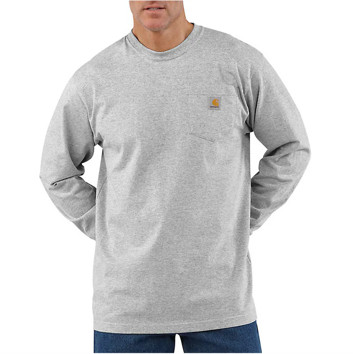 K126 LOOSE FIT HEAVYWEIGHT LONG-SLEEVE POCKET T-SHIRT