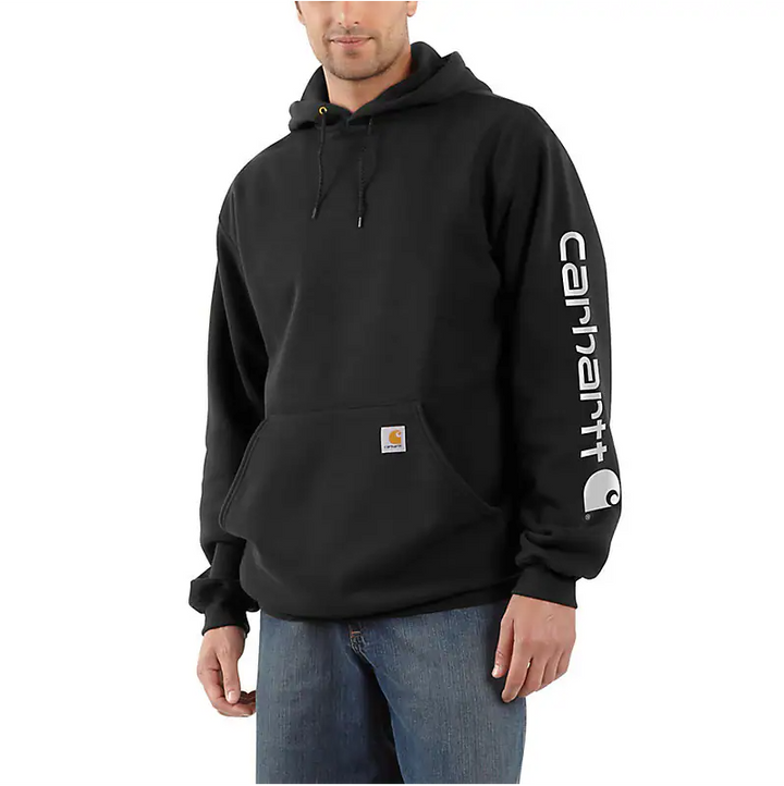 K288 LOOSE FIT MIDWEIGHT LOGO SLEEVE GRAPHIC HOODIE