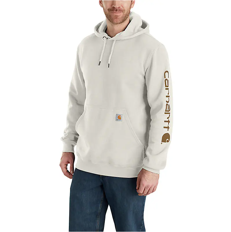 K288 LOOSE FIT MIDWEIGHT LOGO SLEEVE GRAPHIC HOODIE