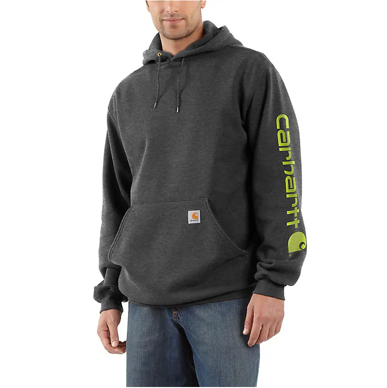 K288 LOOSE FIT MIDWEIGHT LOGO SLEEVE GRAPHIC HOODIE