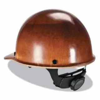 A Copper Color Protective Hat for Work