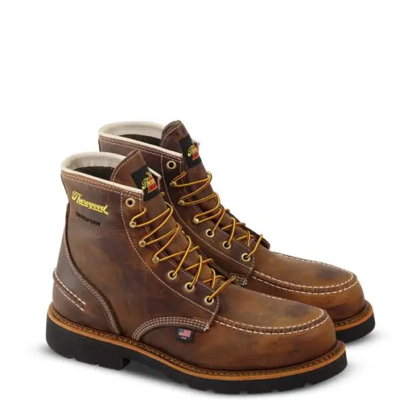 Ankle Length Heavy Dusty Brown Boots