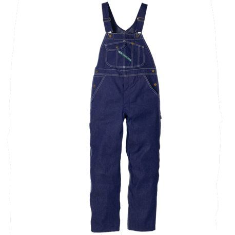 KEY BIB HI BACK OVERALL with ZIPPER FLY available