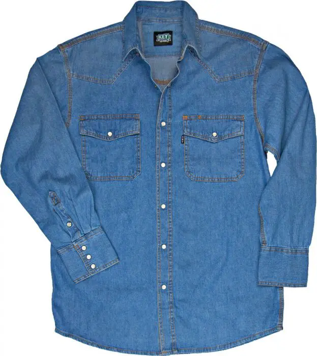 KEY PREMIUM WASHED DENIM SHIRT is available for sale