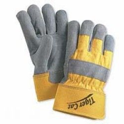 GLOVES INC TIGER CAT LEATHER GLOVES with Safety Cuff